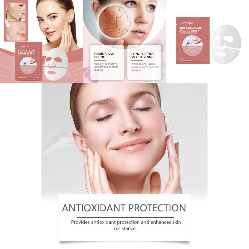 Jaysuing Collagen Firming Mask For Enhanced Skin Elasticity Reduces Fine Lines And Wrinkles