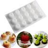 Silicone Blueberry Mousse Cake Mold Reusable Jelly Pudding Mold Chocolate Fondant Mold  Household