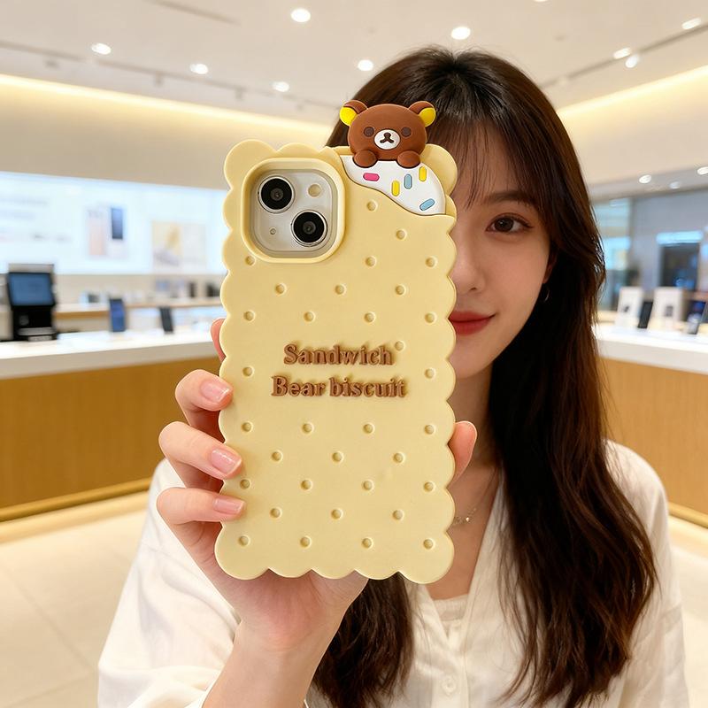 

Apple 16/15Promax cute cartoon easy bear iPhone14/13PM12 mobile phone case 11 iPhone11