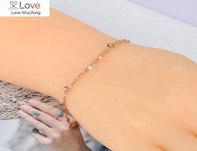 Lokaer Trendy Double Layer Chain &Link Anklet For Women Barefoot Sandals Bracelet Anklets Foot Gothic Boho Jewelry Gift A20002