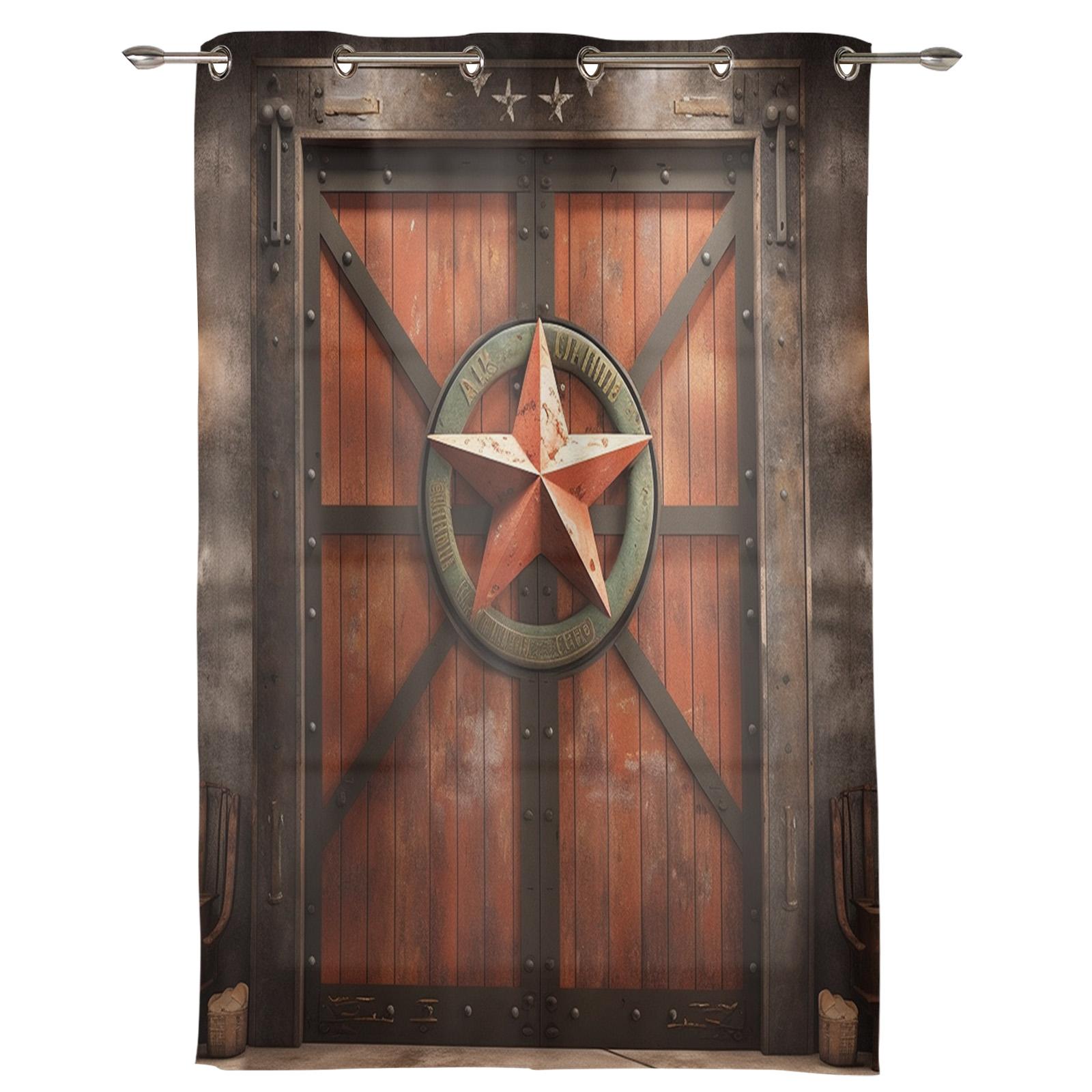 Фэнтезийное звездное небо Полумесяц Пейзажный узор Гостиная Спальня Оконные шторы — фото 11