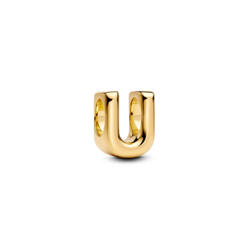 Hot Copper 26 Letters Alphabet AZ Charm Bead Charms Bead Golden Pendant Compatible With Authentic Bracelets Necklaces Do It Yourself Jewellery Women