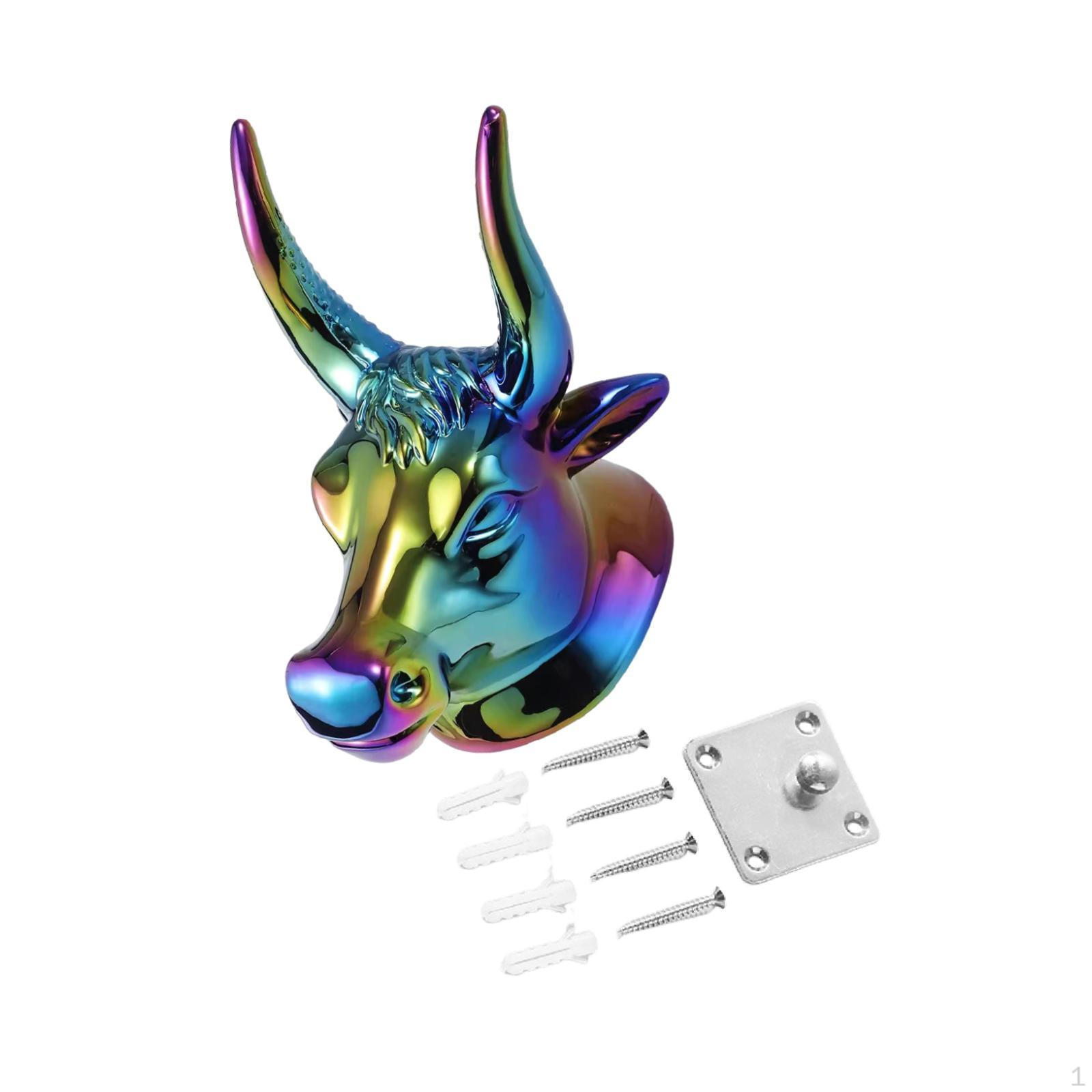 

Держатель для гитары Голова быка Настенный кронштейн для дисплея Стойка для хранения, Стойка для инструментов, для