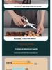 SK5 Stainless Steel Multifunctional Kitchen Scissors for Cutting Chicken Bones, Food, and Barbecue