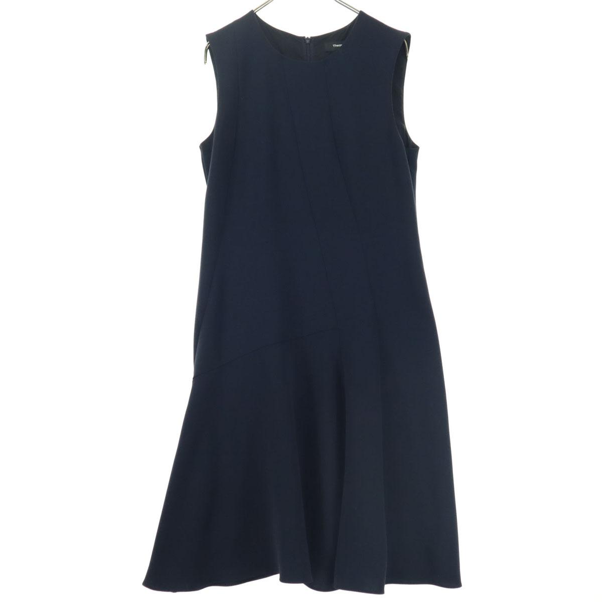 

Beauty products theory No sleeve Knee-length dress 2 Navy Women Used
