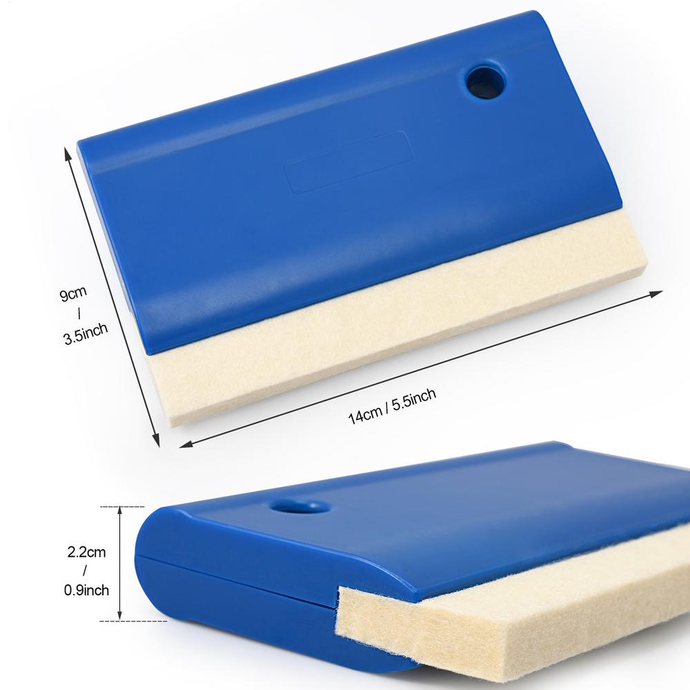 

Wrapping Squeegee Suede Felt Edge Scraper For Carbon Fiber Film Install Car Sticker Removal Window Tint Cleaning Tint Squeeze