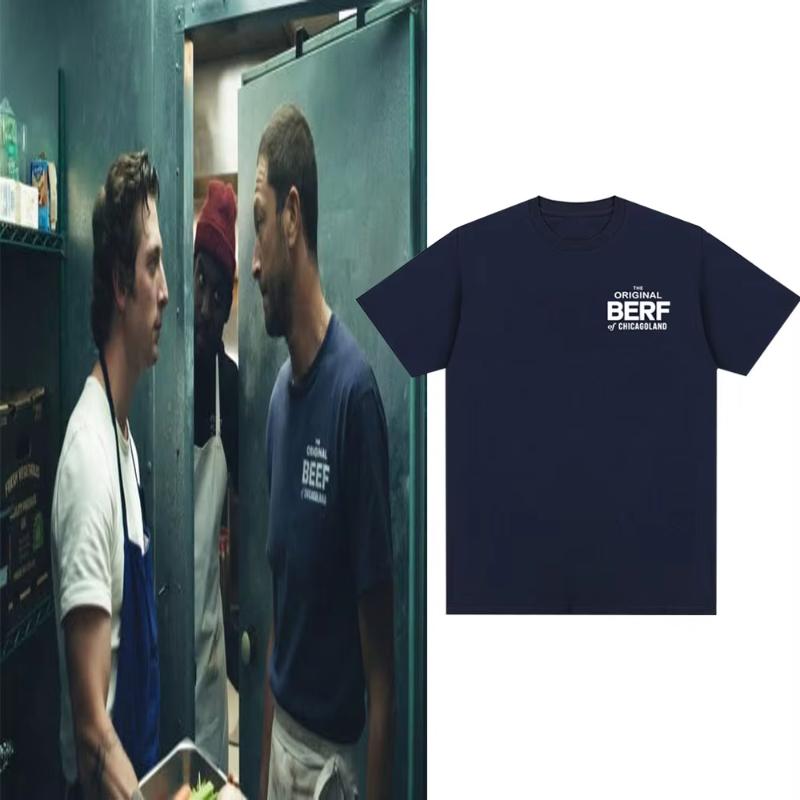 

The Original Berf of Chicagoland Print Tshirt The Bear Season 2 Movie CarUnisex Berzatto Tshirts Unisex Women Cotton Loose T Shirts S