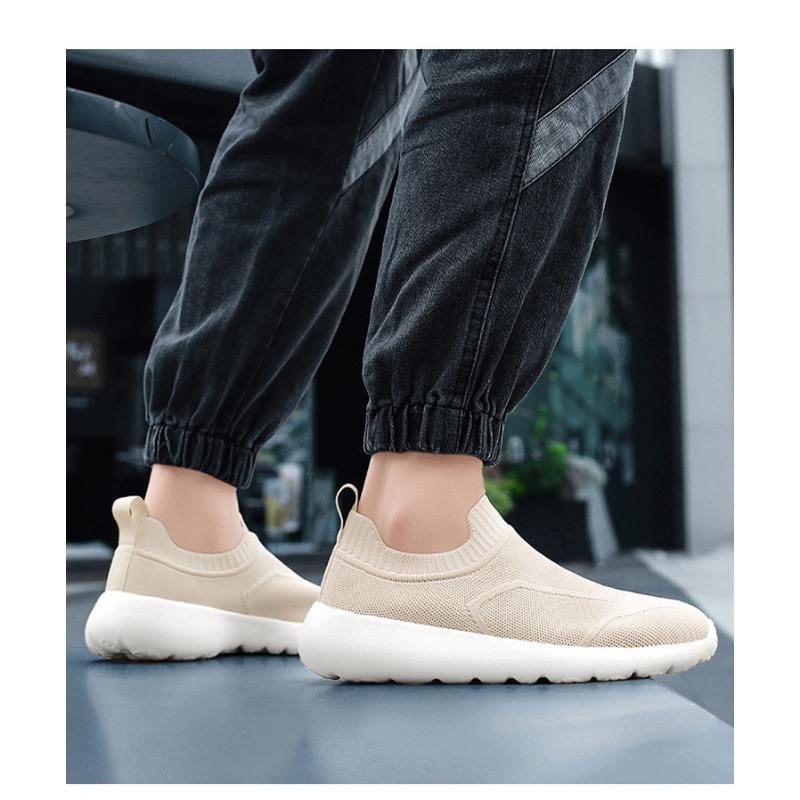 Lightweight Breathable Mesh Slip-On Walking Shoes Casual Comfortable Sneakers for Men Women