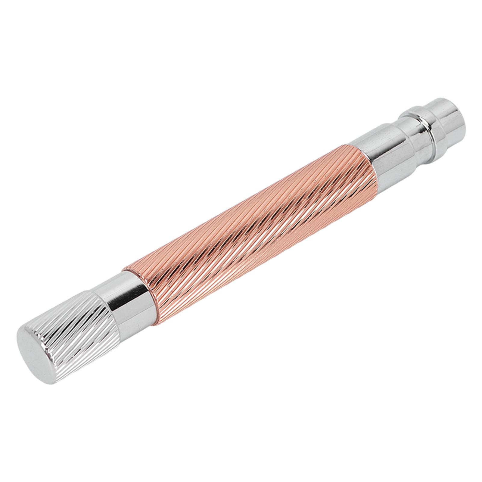 

Ручка безопасной бритвы Противоскользящая Моющаяся Многоразовая Металлическая Ручная Ручка для бритья для мужчинМедь медный