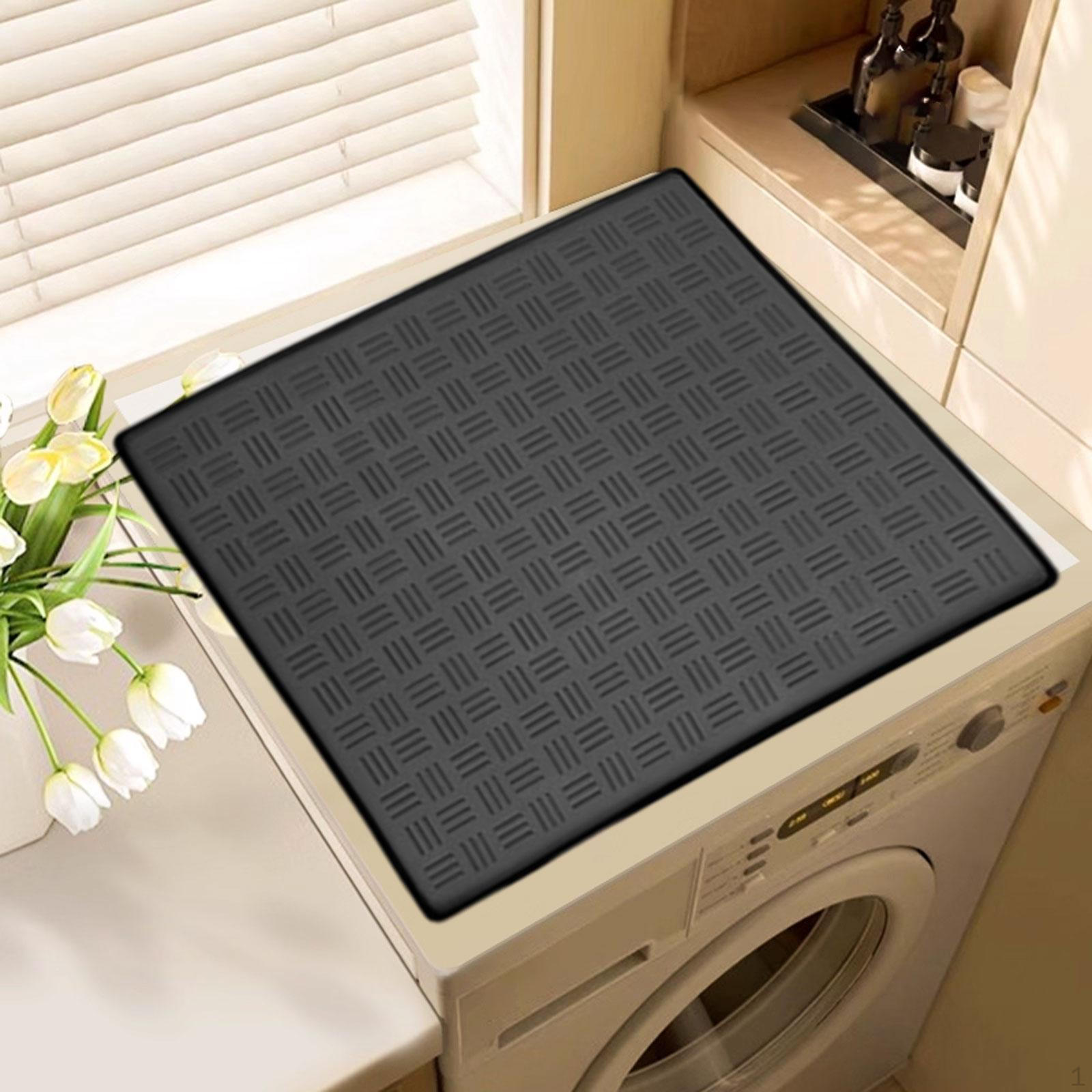 

Защитная накладка для стиральной и сушильной машины, простая в уходе 60cmx50cm серый