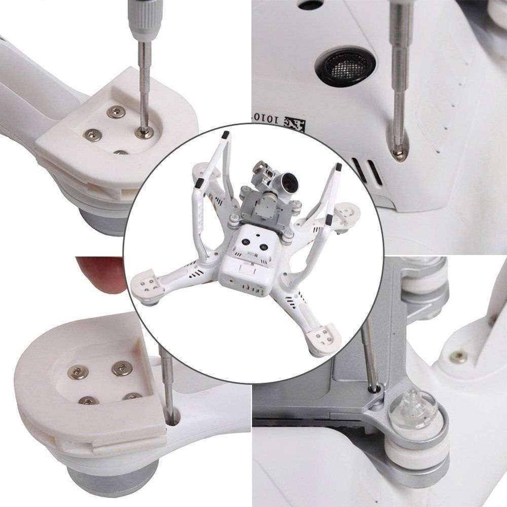 Profesionální šestihranné příslušenství pro DJI Phantom 3/4 Sada nářadí pro opravu RC dronu 13 v 1 Sada šroubováků