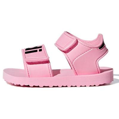 Originals Beach Sandal Synthetic Leather Low Top Toddler Shoes Pink Black Infant And Toddler CG6602