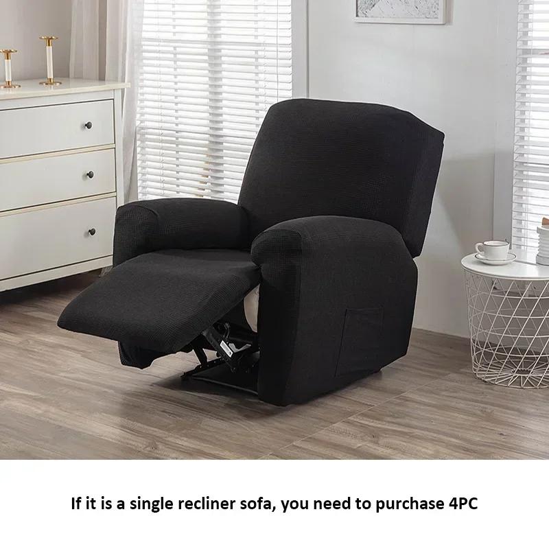 Waterproof Recliner Sofa Cover For Living Room Jacquard Sofa Slipcover Non Slip Armchair Cover Office Home Decor Couch Cover