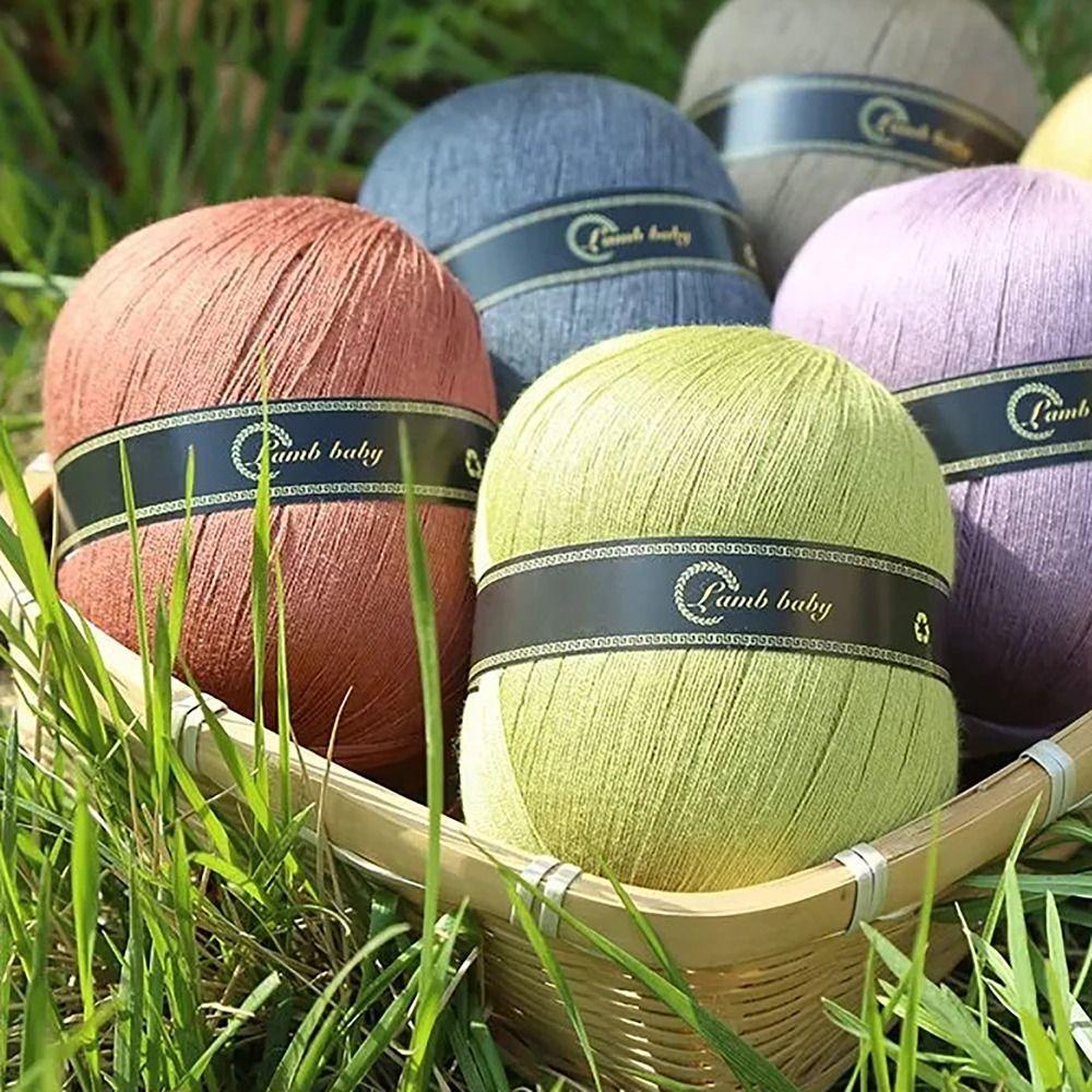 Pure Silk Silk Cotton Yarn Thin Lace Knitting Supplies Hand Knitting Yarn Crochet Yarn For Crocheting Knit Sweater Shawls