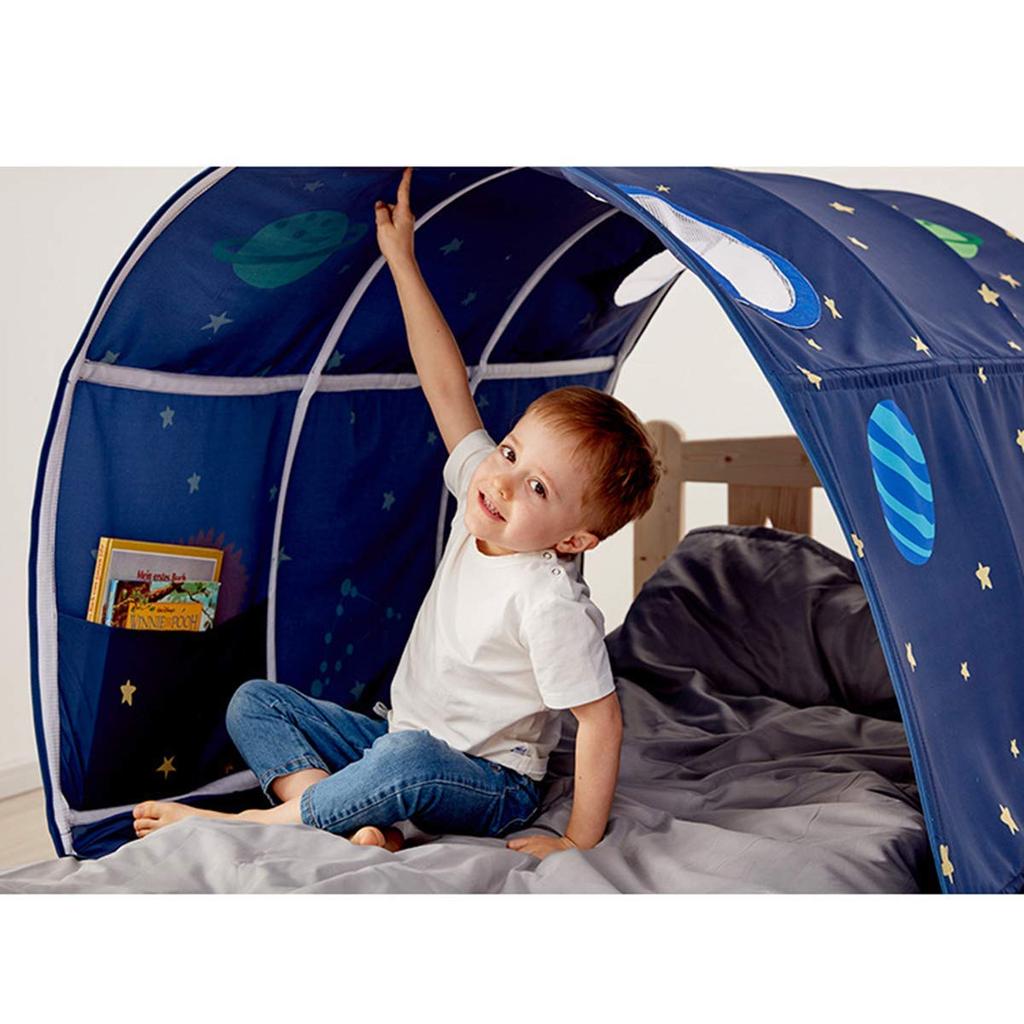 GZQIRUN Kids Bed Tent Bed Canopy Dream Kids Play Tent Playhouse Privacy Space Sleeping Indoor Toy Game House