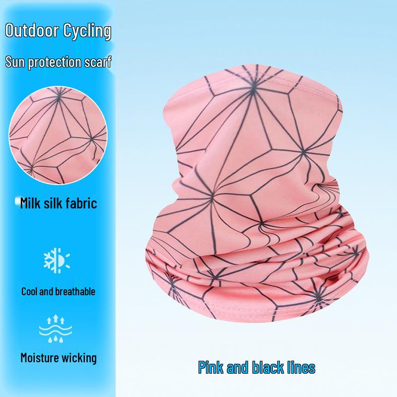 Slim Camouflage Neck Gaiter & Face Mask: Unisex, Dustproof, Breathable Ice Silk