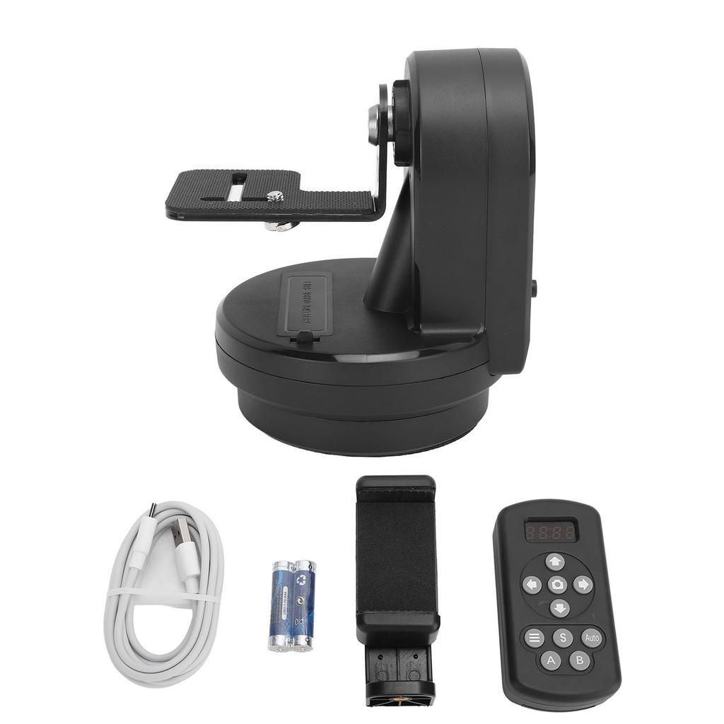 YT800 Rotation Panorama Schwenk-Neige-Kopf 5W 2,4 GHz Fernbedienung 360 Grad Drehung 1 4 Zoll Schraubloch Fotografie