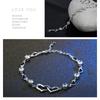 Womens Heart Link Bracelet With Cubic Zirconia Six-Prong Setting Gold Plated Copper Fashion Jewelry Daily Wear