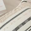 Federa Semplice Trapuntata Cuscini Ricamo Jacquard Camera da Letto Cotone Cuscino Decorativo Boho Copricuscino per Testiera del Divano 45X45