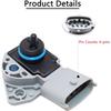 Pressure Sensor 0261230110 31272730 Compatible with Volvo S60 S80 V70 XC70 XC90 Land Rover LR000524 8699449 0261230108