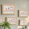 Rotatable Photo Frame Changeable Picture Frame Creative Wooden Kids Art Frame  for Kids