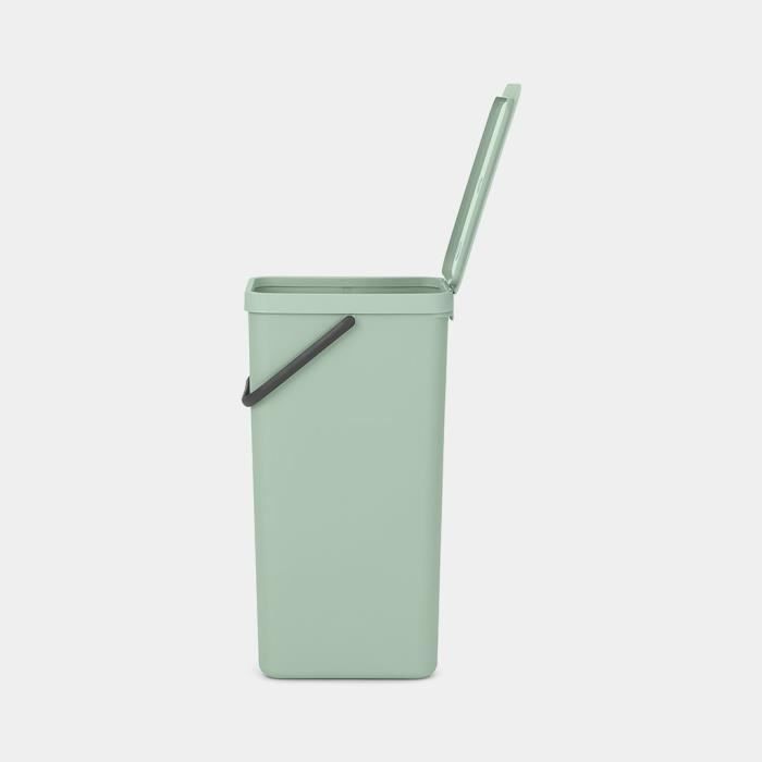 Brabantia poubelle waste bin sort &amp; go 40 l - jade green