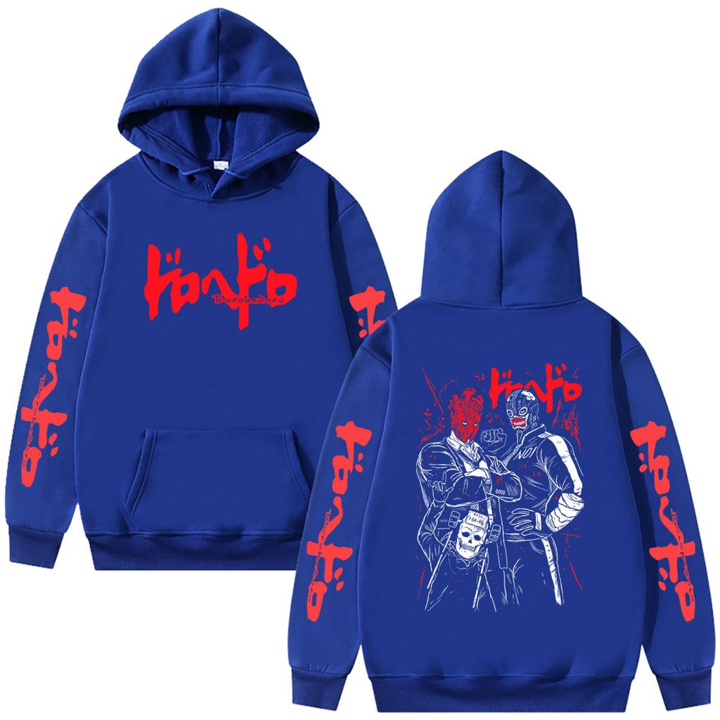 Anime Dorohedoro Noi Shin Hoodie Cool Kaiman Gothic Horror Hooded Sweatshirt Men Women Manga Oversized