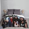 US Pantera Band Dimebag Darrell Poster Decke Weiche Warme Flanell Überwurfdecke Plüsch für Bett Wohnzimmer Picknick Reisen Zuhause Sofa