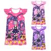 83057 Kids Girls Princess Lily Lovebraids Print Short Sleeves Casual Dress