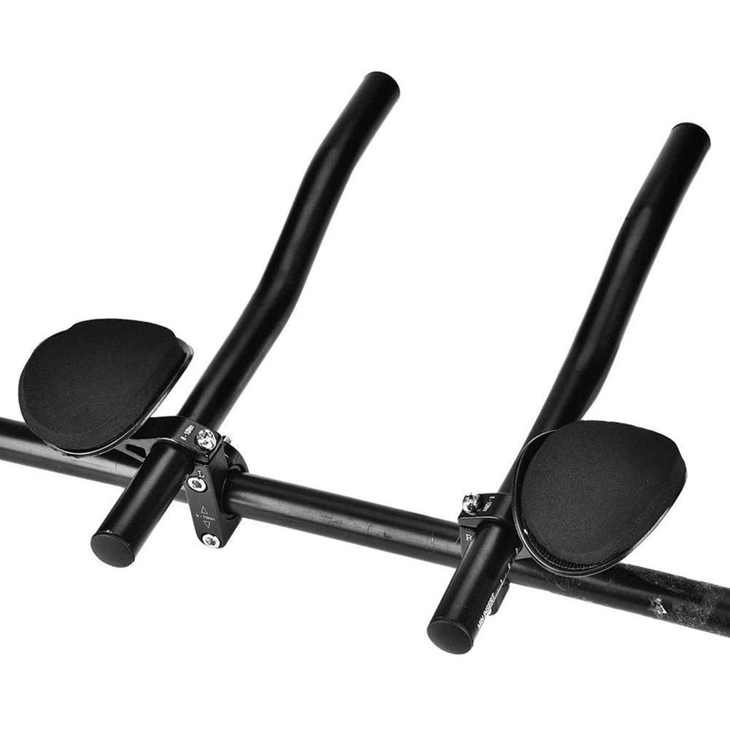 Handlebar, Aerodynamic Aluminum   Handlebar Bike Aero Bar Handlebar for Triathlon Mountain Bike Racing       Handlebar Clip
