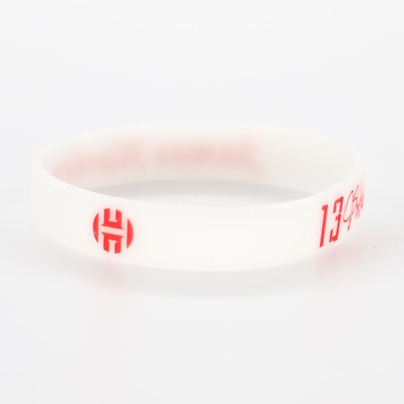 Thickened Luminous NBA Basketball Silicone Wristband: Harden, LeBron, Curry, Irving Edition