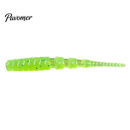Flexible Soft Lures 50Pcs Bionic Worm Bait, 40MM/0.37g 50MM/0.45g Artificial Lure with Needle Realistic Baits Tail, Swim for Freshwater Saltwater