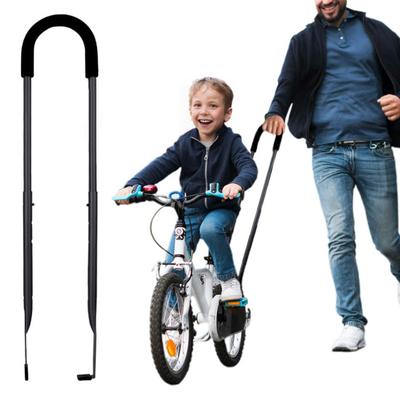 Maniglia di Sicurezza per Bicicletta da Bambino, Manico, Spugna Antiscivolo Avvolta, Robusta, Manubrio di Spinta per Apprendimento Ciclismo Bambini, Bicicletta