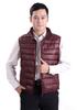 Men's Plus Size Lightweight Down Vest - Warm, Trendy Sleeveless Outerwear for Autumn & Winter