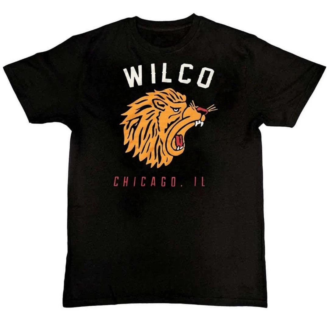 New WILCO Band Chicago Graphic Print Unisex 100% Cotton T-shirt Mens Tees Top L
