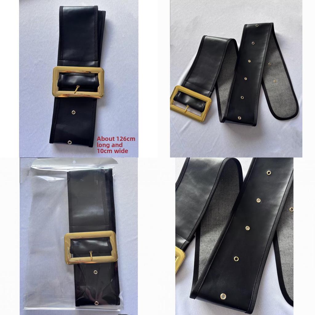 Womens Pu Leather Belt With Chunky Width And Metal Pin Buckle For Chic Looks