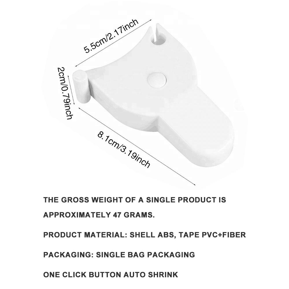 Small steel tape measure European and American inch /CM mini portable automatic rebound soft steel tape measure