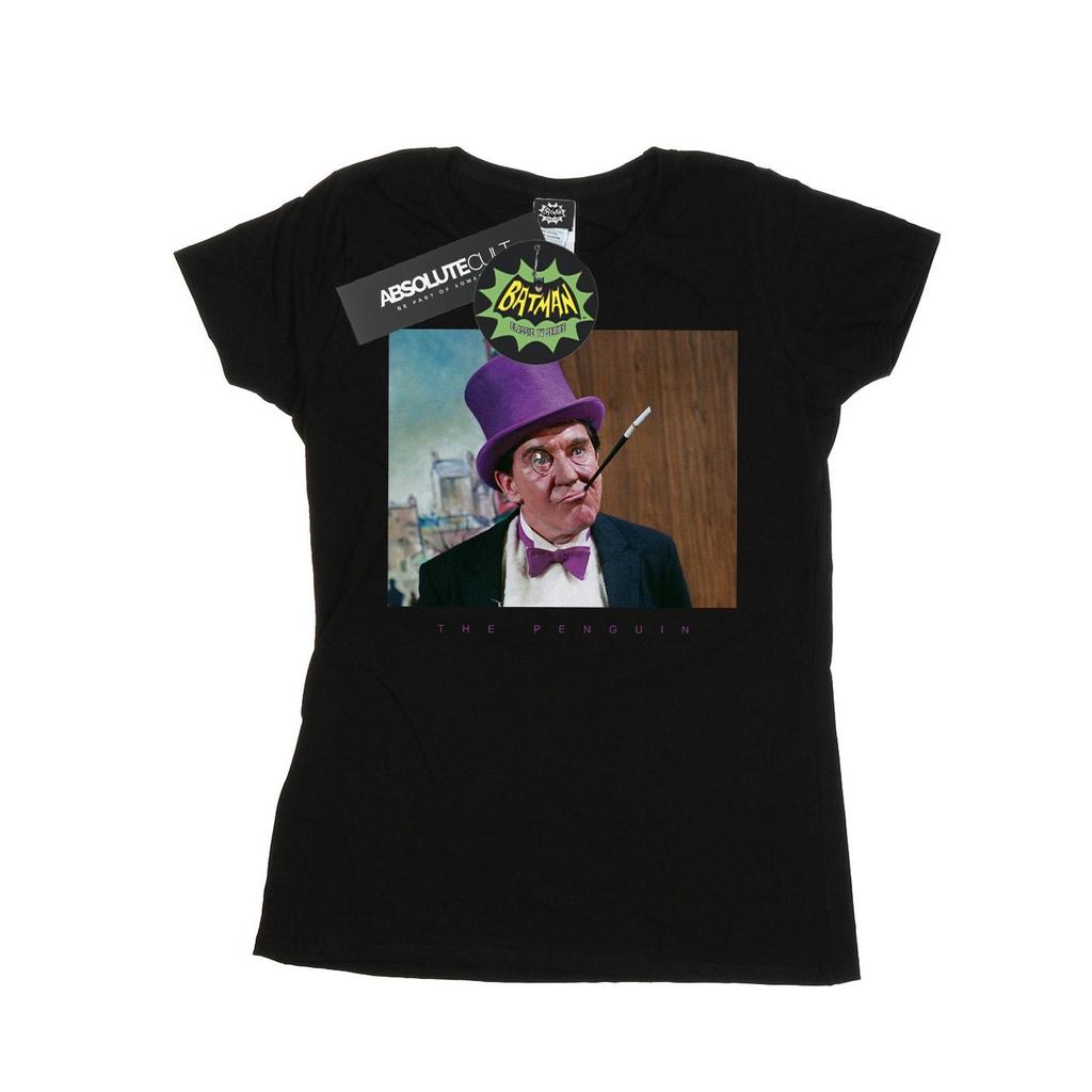 DC Comics Camiseta feminina/feminina de algodão da série de TV Batman The Penguin Photograph