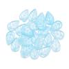 ZW47 10.5x17.5mm Petite Leaf Shape Glass Bead Texture Exquisite Lampwork Spacer Czech Jewelry Handmade Bracelet Trend Material