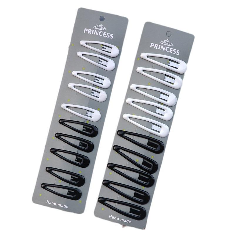 European and American Coffee Color Metal Bobby Pins Hair Clips Set