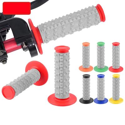 Motorcycle Grip 7/8" Throttle Grip for Pit Dirt ATV Motorbike Rubber Handle Grip Replacement Pillow Top Grip