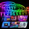 LED USB Strip Light Remote Control Color Changing 5050 RGB LED Bluetooth Connectivity Colorful Light Strip Set Flexible Lights