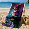Custom Name Magical Three Witch Personalized Microfiber Beach Towel, Quick-Dry, Ideal for Summer Travel, Beach Essential, Swimming