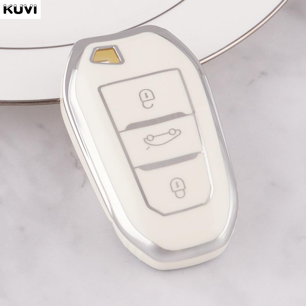 New Tpu Car Remote Key Case Cover Shell For Peugeot 308 408 508 2008 3008 4008 5008 Citroen C4 C4L C6 C3-Xr Picasso Ds3 Ds4 Ds5