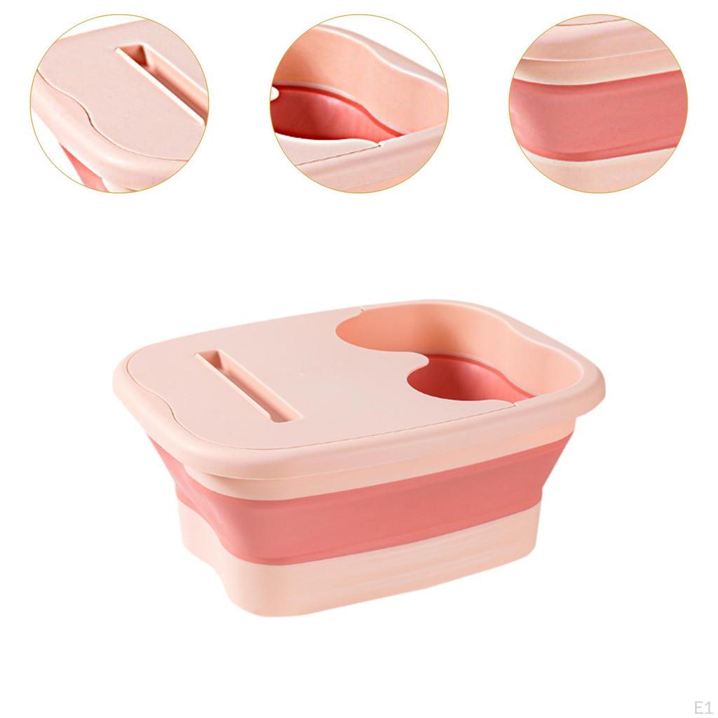 Faltbare Fußbadewanne Badewanne Professional mit Deckel Multifunktions Platzsparend SPA