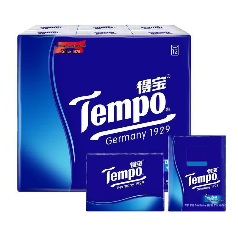 Tempo Unscented 4-Ply Handkerchief Tissues