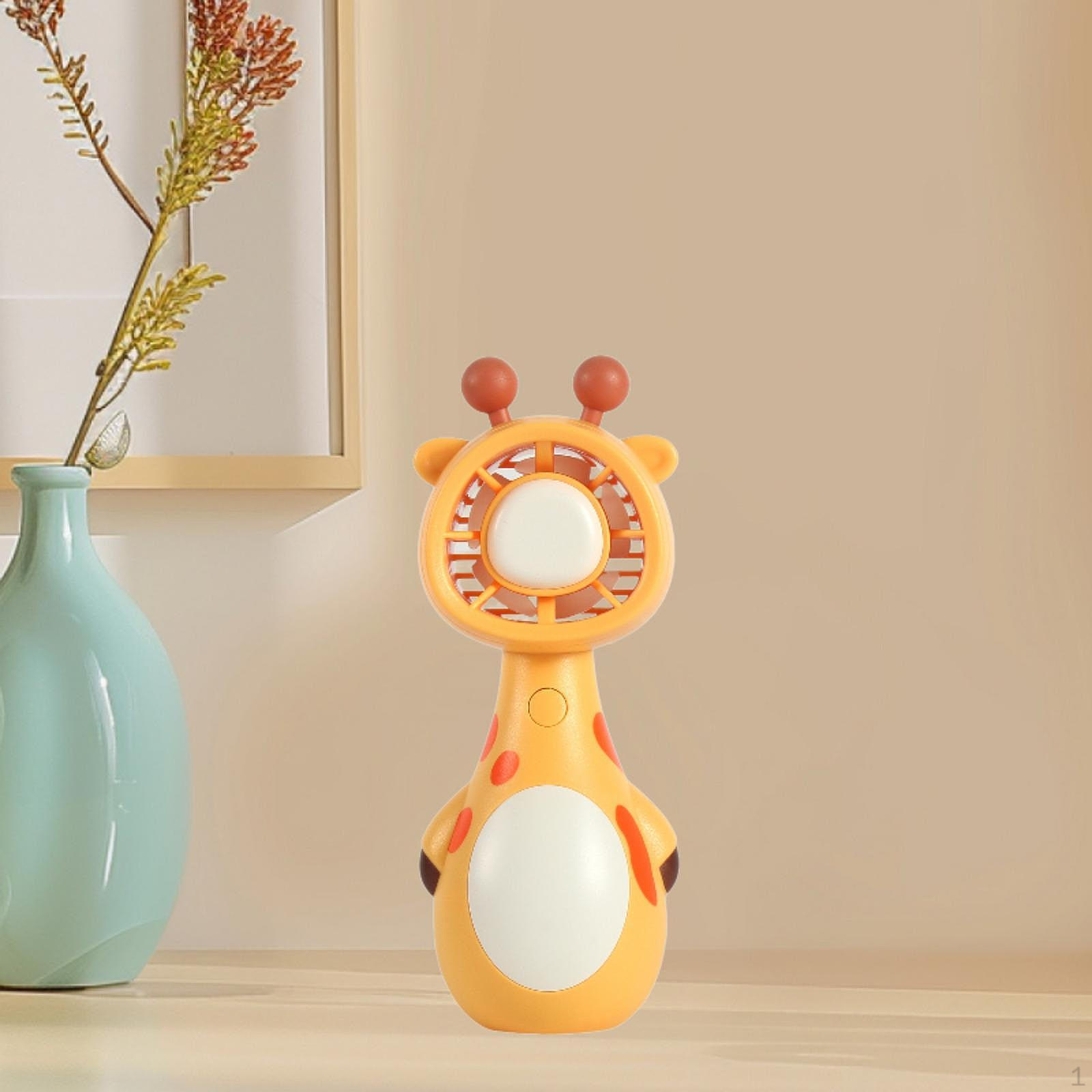 

Портативний міні-вентилятор чарівного тваринного дизайну для літніх розваг Orange Yellow Deer