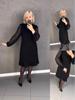 European & American Style Elegant Floral Patchwork Long-Sleeve Dress (2025)