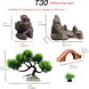 Small Japanese Fish Tank Decorations Set(Without Fish Tank), Suitable for Aquariums up to 5gallon or Fish Bowl, Include Small Decorations Artificial