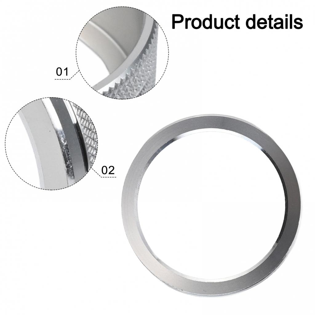 Silver Alloy Air Conditioning & Audio Knobs For VOLVO XC60 S60 S80 V40